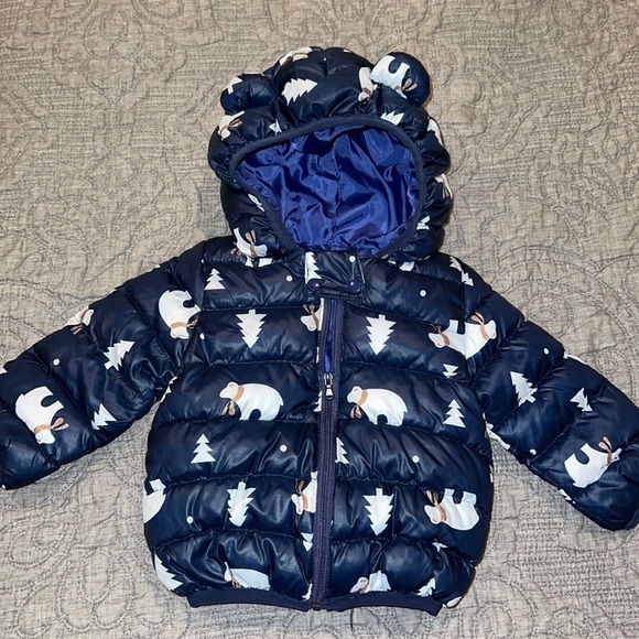 Konbeca Baby Blue Winter Puffer Jacket - Picture 1 of 11